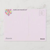 Alphabet Postkarte (Rückseite)