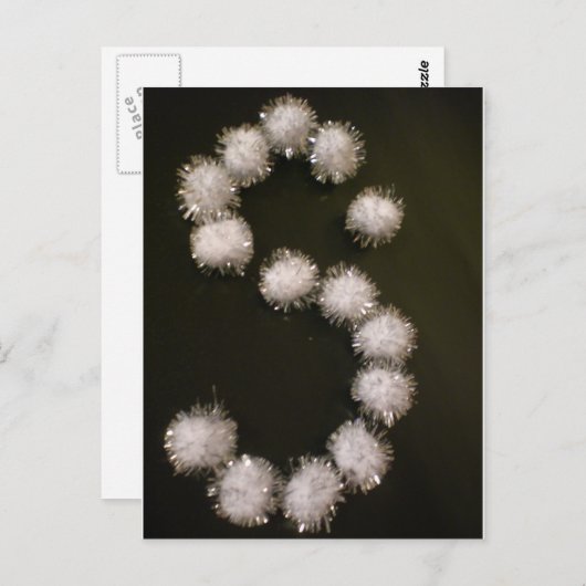 Alphabet Postkarte (Vorne/Hinten)