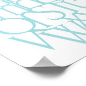 Alphabet Print Poster (Ecke)