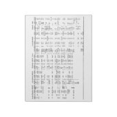 Alphabet Progression in der gesamten Historie Notizblock (Rotiert)