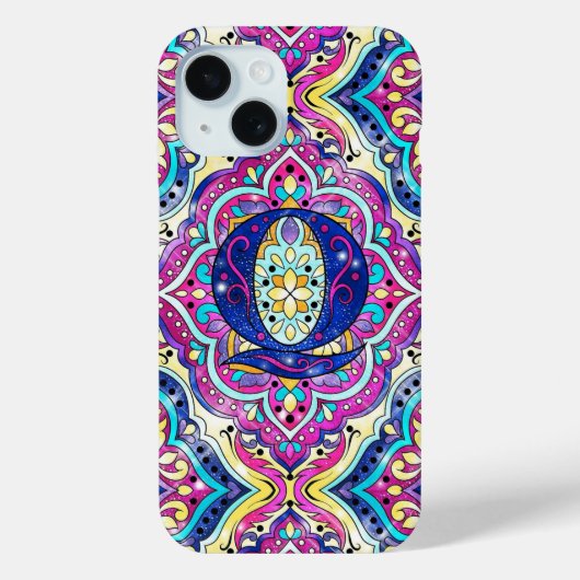 Alphabet Q Case-Mate iPhone Hülle (Rückseite)