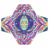 Alphabet Q mandala Fußball (Flach)