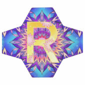 Alphabet R mandala Fußball (Flach)