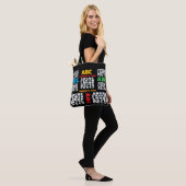 Alphabet Rainbow Black Tasche (Am Model)