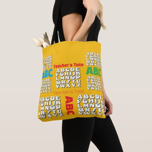 Alphabet Rainbow Yellow Tasche (Von Nahem)