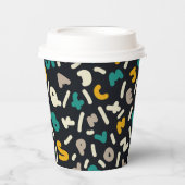 Alphabet Random Letters Art Pappbecher (Vorderseite)