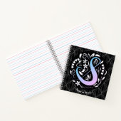 Alphabet S Monogram Handwriting Notizblock (Innenseite)