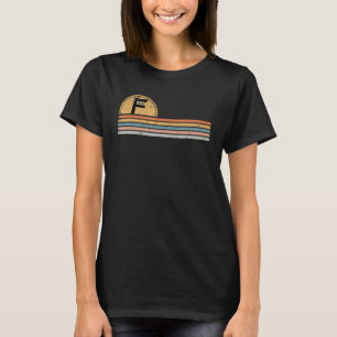 Alphabet-Sagen f Buchstabe Jungen Retro-Sonnenunte T-Shirt