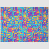 Alphabet-Sammelpapier Seidenpapier (Vorderseite)