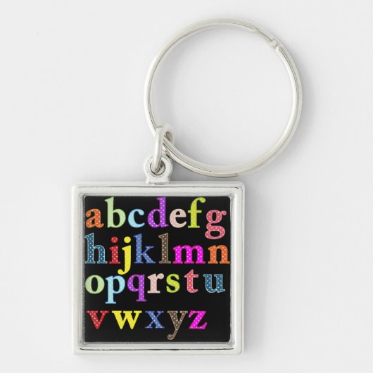 Alphabet Schlüsselanhänger (Vorne)