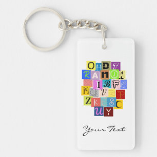 Alphabet Schlüsselanhänger