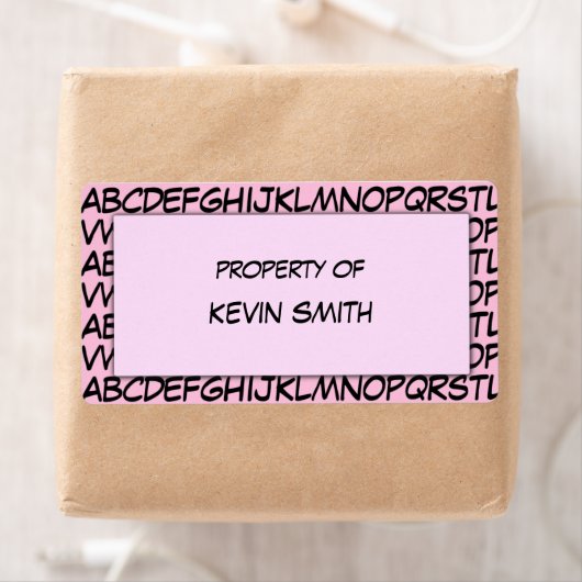 Alphabet School Labels (Insitu)