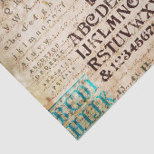 Alphabet Seidenpapier (Ausschnitt)