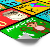 Alphabet Seite 1 Poster (Ecke)