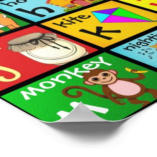Alphabet Seite 1 Poster (Ecke)