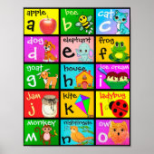Alphabet Seite 1 Poster (Vorne)