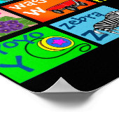 Alphabet Seite 2 Poster (Ecke)