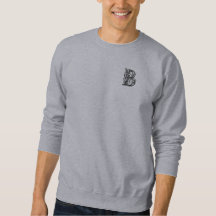 Alphabet Shirt mit Letter B Basic Sweatshirt