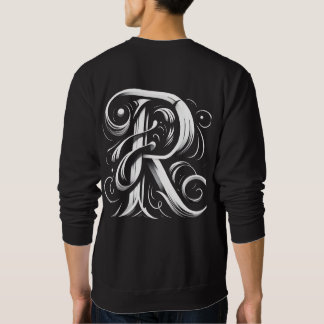 Alphabet Shirt mit Letter R Basic Sweatshirt