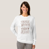 Alphabet-Shirt T-Shirt (Vorne ganz)