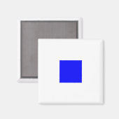 Alphabet Sign Letter S (Sierra) Magnet (Vorderseite/Rückseite)