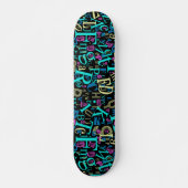 Alphabet Skateboard (Vorne)