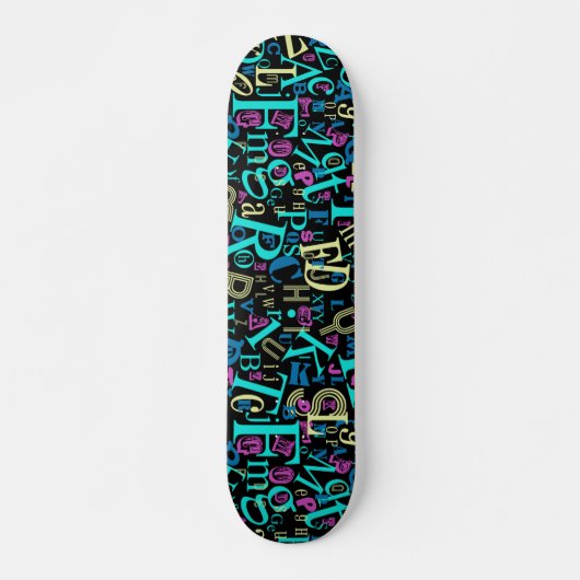 Alphabet Skateboard (Vorne)