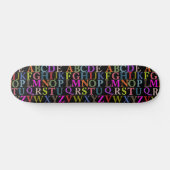 Alphabet Skateboard (Horizontal)