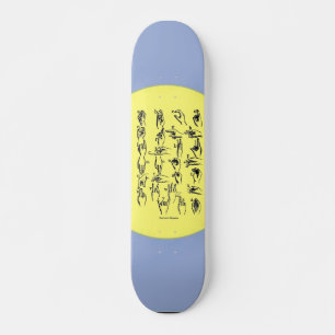 Alphabet-Skateboard für Gebärdensprache Skateboard