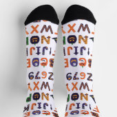 Alphabet Socks Socken (Oben)