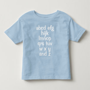 Alphabet Song Kleinkind Boy's T - Shirt