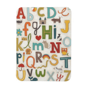 Alphabet Soup Magnet