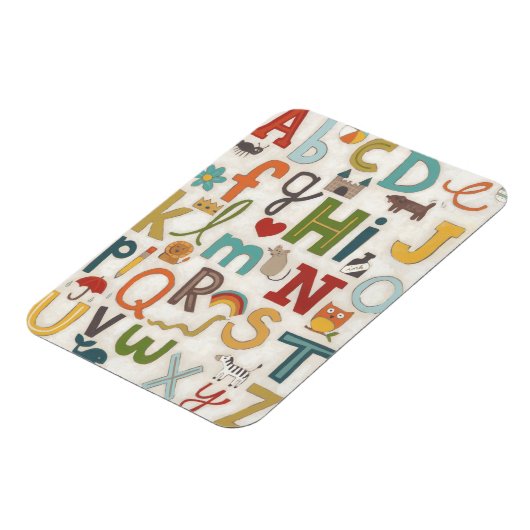 Alphabet Soup Magnet (Linke Seite)