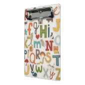 Alphabet Soup Mini Klemmbrett (Gewinkelt2)
