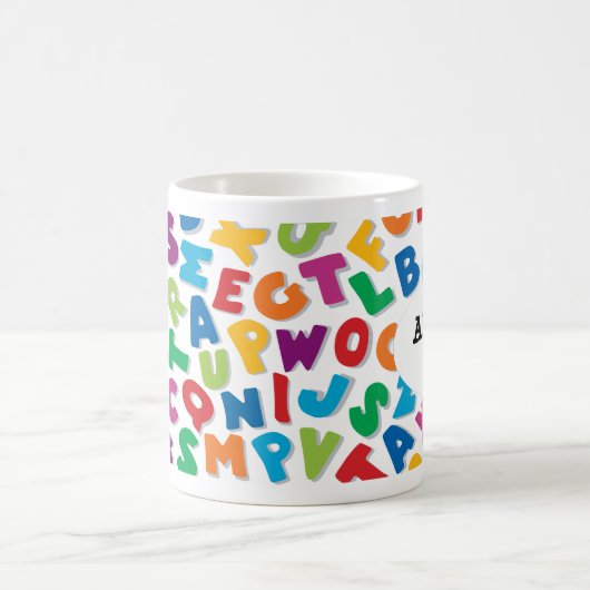 Alphabet Soup Mug Kaffeetasse (Mittel)