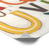 Alphabet Soup Poster (Ecke)