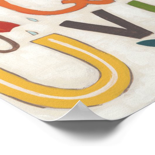 Alphabet Soup Poster (Ecke)