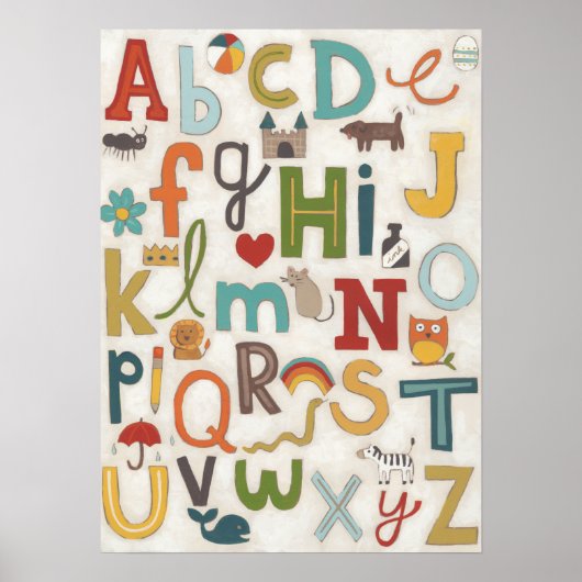 Alphabet Soup Poster (Vorne)