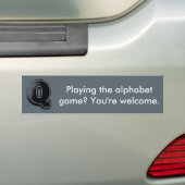 Alphabet-Spiel-Autoaufkleber Q Autoaufkleber (Auf Auto)