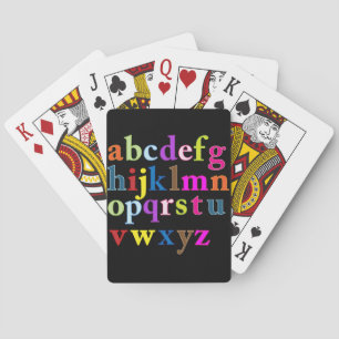 Alphabet Spielkarten