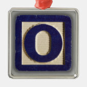 Alphabet-Spielzeug-Block O Ornament Aus Metall (Vorne)