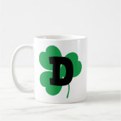 Alphabet St- Patrickbuchstabe-D Kaffeetasse (Links)