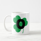 Alphabet St- Patrickbuchstabe-O Kaffeetasse (Links)