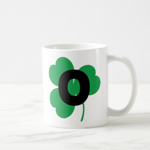 Alphabet St- Patrickbuchstabe-O Kaffeetasse