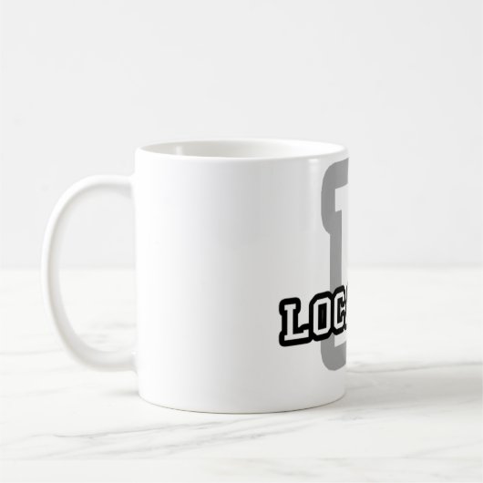 Alphabet-Stadt Kaffeetasse (Links)