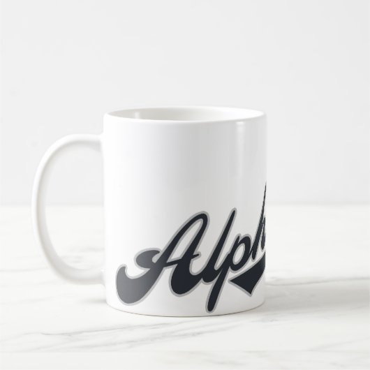 Alphabet-Stadt Kaffeetasse (Links)