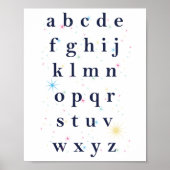 Alphabet Stars Poster (Vorne)