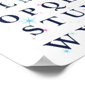 Alphabet Sterne Poster (Ecke)