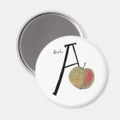 Alphabet Storybook abc A für Apfel Magnet (Vorderseite/Rückseite)