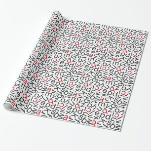 Alphabet-Suppe Geschenkpapier